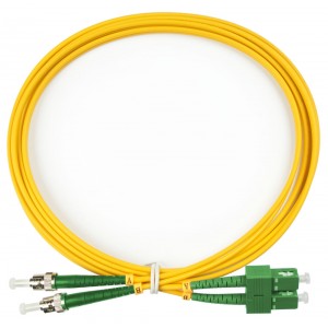 Патч-корд оптический TopLan, дуплексный, SC/APC-ST/APC, SM 9/125, 120 м, LSZH