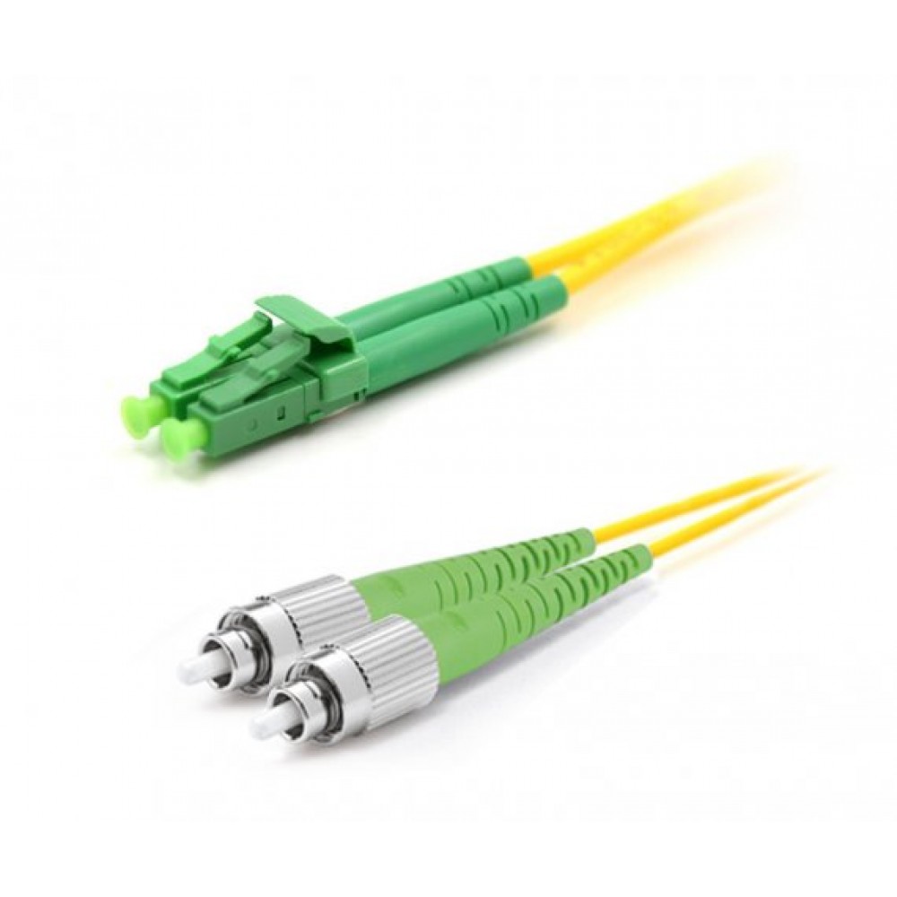 Патч-корд оптический TopLan, дуплексный, LC/APC-ST/APC, 657A1, 0,5 м, LSZH