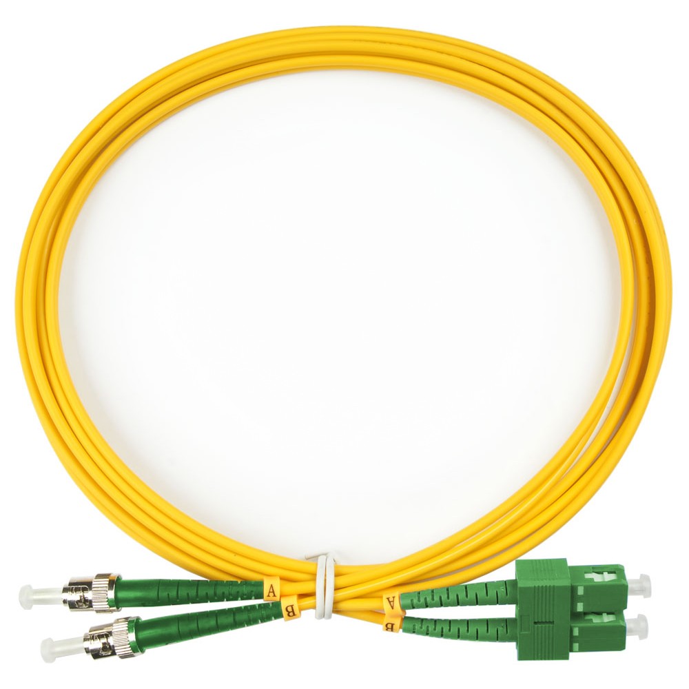 Патч-корд оптический TopLan, дуплексный, SC/APC-ST/APC, 657A1, 4 м, LSZH